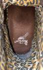 Dr. Martens Stratford Brown Leather Leopard Lining Combat Boots Women's Size 6 image number 7