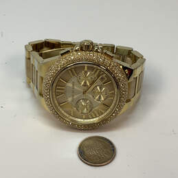 Designer Michael Kors MK-5902 Gold-Tone Chronograph Analog Wristwatch alternative image