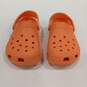 Crocs Girls Orange Clogs Size 2 image number 5