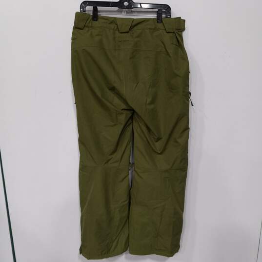 The North Face Green Snow Pants Men's Size M image number 2