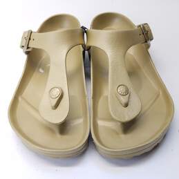 Birkenstock Gizeh EVA Gold Thong Sandals Shoes Women's Size 8 M alternative image