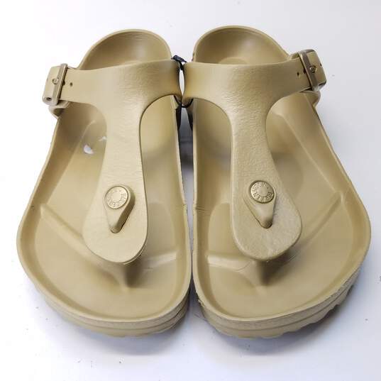 Birkenstock Gizeh EVA Gold Thong Sandals Shoes Women's Size 8 M image number 2