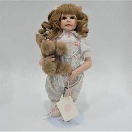 Vintage Jane Zidjunas Doll Jennifer With Dog Hamilton Heritage Collection IOB alternative image