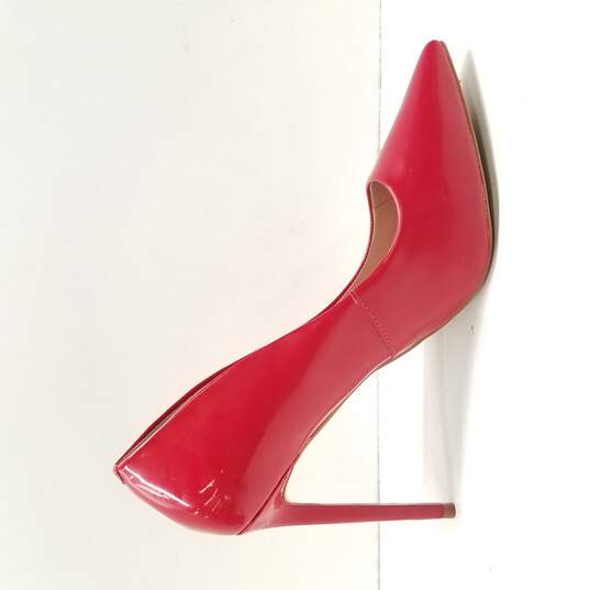 Steve Madden Women's Vala Red Faux Patent Red Pumps Size 8 image number 1