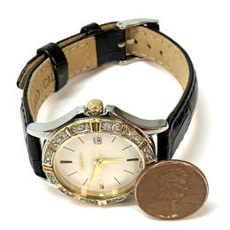 Designer Seiko Two-Tone Adjustable Strap Round Dial Analog Wristwatch alternative image