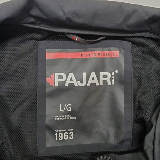 Pajar Canada Black Full Zip Rain Repellent Jacket Size L image number 3