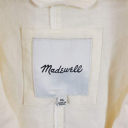 Madewell Women Ivory Blazer XL image number 3