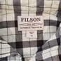 Filson Brown Full Button Up Flannel Shirt Women's Size XS image number 3