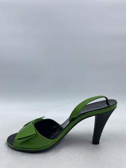 Authentic Marc Jacobs Green Bow Slingback Sandal W 7.5 alternative image