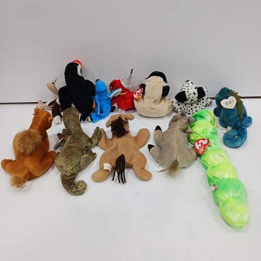 1.5lb TY Assorted Beanie Baby Stuffed Plushy Bundle image number 2