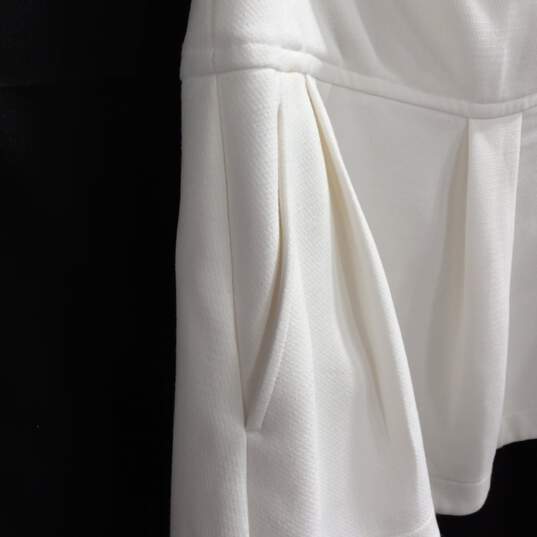 Leifsdottir Women's White Pleated Mini Skirt Size 6 image number 4