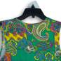 NWT Chaps Womens Multicolor Paisley Keyhole Neck Pullover Tank Top Size Large image number 4