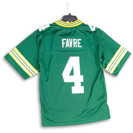 Vintage Mens Green Green Bay Packers Brett Favre #4 Football Jersey Size S alternative image