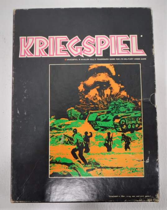 1970 Kriegspiel Avalon Hill Bookcase Game #806 image number 1