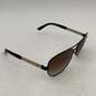 Tory Burch Womens Gold Black Aviator Sunglasses With Kate Spade Dust Bag image number 3