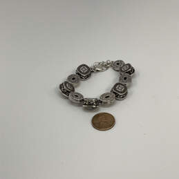 Designer Brighton Venus Rising Gray Crystal Stone Chain Bracelet w/ Dustbag alternative image