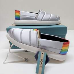 Toms Alpargata Mallow Woven Rainbow Women's Comfort Size 8.5 alternative image