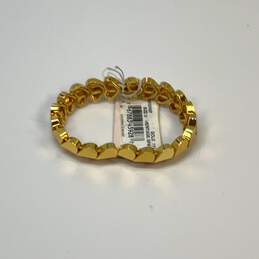 NWT Designer Kate Spade Gold-Tone Heart Expandable Beaded Bracelet alternative image