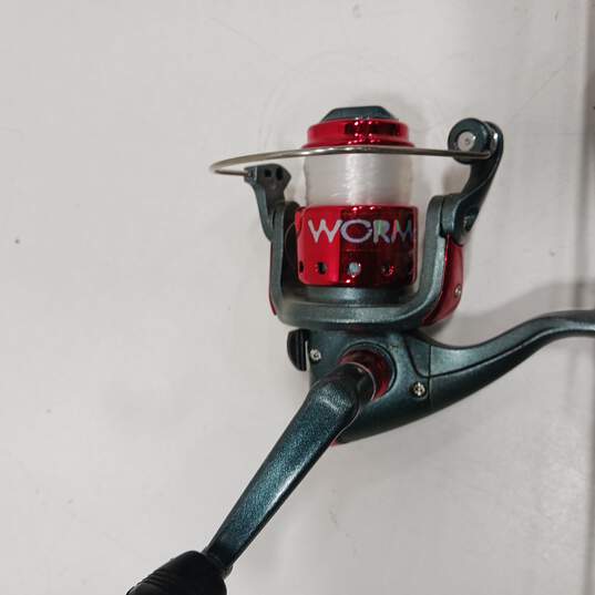 Buy the Red 2 Piece Medium Action Spinning Rod Model WG-SPN/A