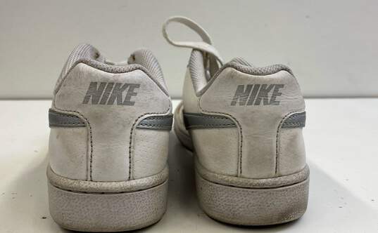 Nike Women Court Royale White Metallic Silver Casual Sneaker sz 6 image number 4