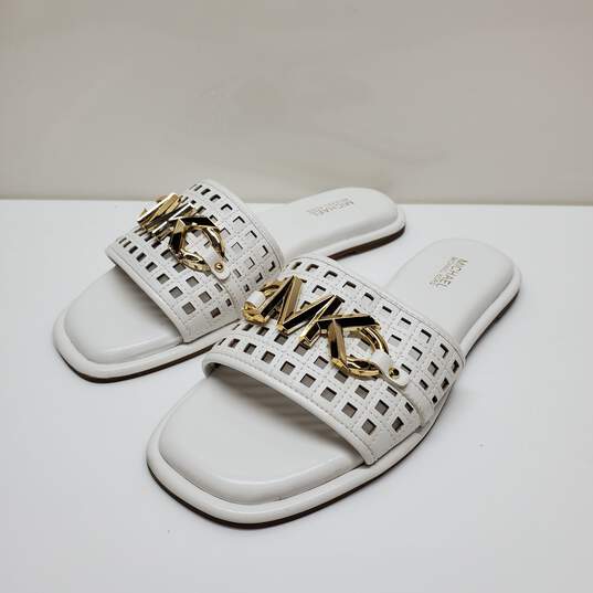 Michael Kors Hayworth Slide Flat Sandals Women's Size 6 M image number 3
