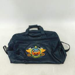 Vintage NASCAR Tide Racing 10th Anniversary 1987-97 Blue Faux Leather Duffel Bag