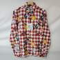 Home Alone x The Roosevelts Little Nero's Pizza Button Down Shirt Red Check Sz S image number 1