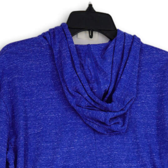 NWT Womens Blue Long Sleeve Activewear Full-Zip Hoodie Size Medium image number 4