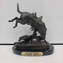 'Wicked Pony' by Frederic Remington Bronze Statue
