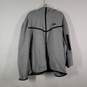 Mens Mock Neck Long Sleeve Hooded Activewear Full-Zip Jacket Size 3XL image number 1