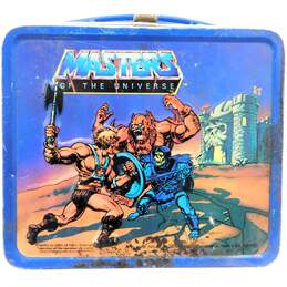 VNTG 1980's He-Man and the Masters of the Universe Metal Lunchbox w/ Handle alternative image