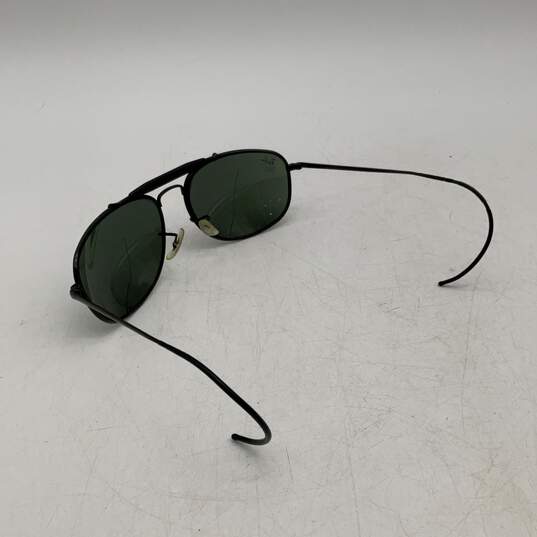 Ray Ban Womens Black Full-Rim UV Protection Aviator Sunglasses W/Black Case image number 4