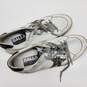 Ballstar Golden Goose White Leather Skateboarding Lace Up Sneakers image number 3