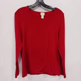 Chico's Women's Red Sweater Size 1
