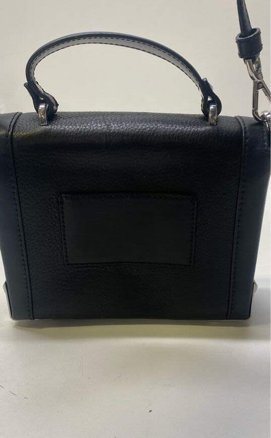 Michael Kors Leather Jayne Small Trunk Bag Black image number 2