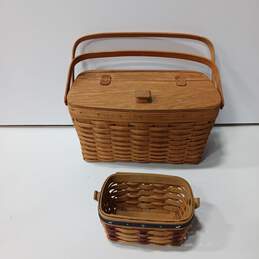 Longaberger Vintage Classic Small Picnic Basket