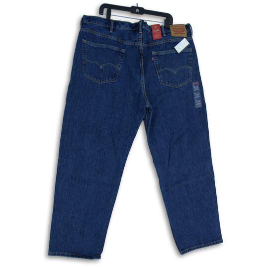 NWT Levi Strauss & Co Mens Blue Denim 550 Relaxed Fit Tapered Leg Jeans Sz 44X30 image number 2