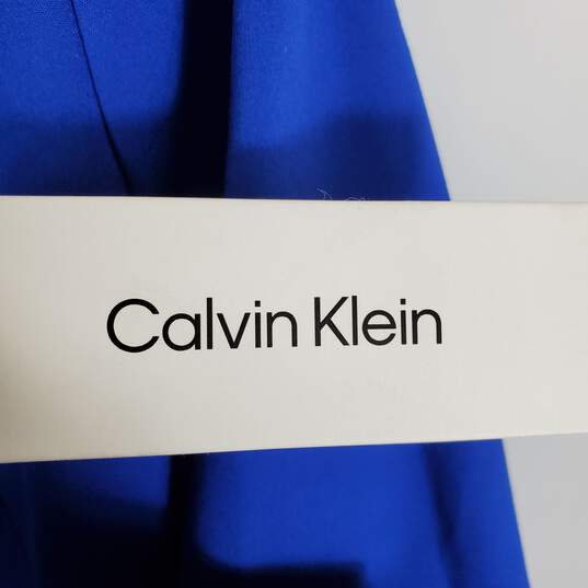 Calvin Klein Women Royal Blue Blazer Sz 4 NWT image number 5