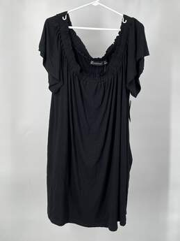 New York & Company Womens Black Smocked Mini Dress Size XXL T-0528185-M