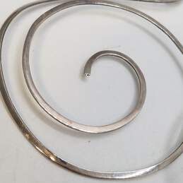Sterling Silver Hoop & Twisted Dangle Earring BD 4pcs. 18.8g alternative image