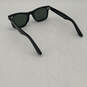 Womens Black Full Rim Lightweight UV Protection Wayfarer Sunglasses image number 4