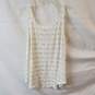 Eileen Fisher White Sketched Striped Tank Top Size S image number 2