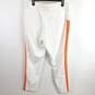 J. Lindeberg Men White/ Orange Striped Golf Pants Sz 33 image number 2