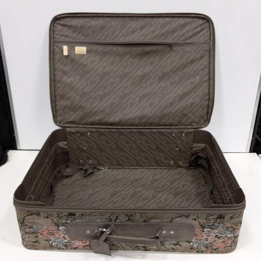 Jordache Floral Tapestry Wheeled Luggage image number 5