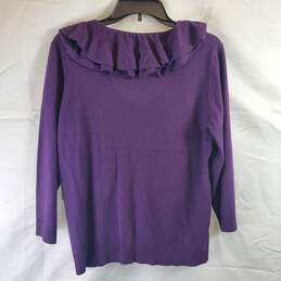 Lauren Ralph Lauren Women Purple Shirt L alternative image