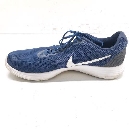 Nike Revolution 3 Blue/White Men's Athletic Shoes Size 10.5 image number 2