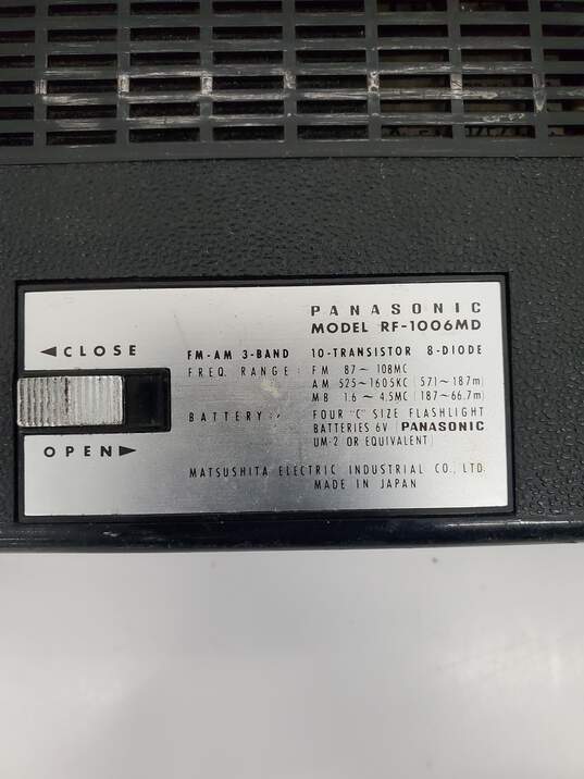 VINTAGE PANASONIC RF-1006MD RADIO Untested image number 4