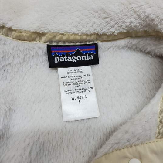 Patagonia 1/4 Button Fleece Pullover Sweater Women's Size S image number 3