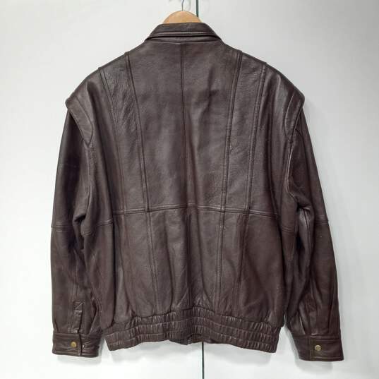 Wilsons Leather Brown Leather Jacket Size M image number 2