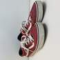 Vans Ward In Red White Kids Shoes Size 5.5Y image number 3